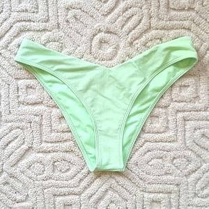Abercrombie Mint Green Swim Bikini Bottom Medium Bikini Ribbed